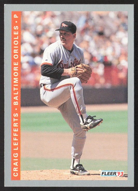 1993 Fleer 544 Craig Lefferts