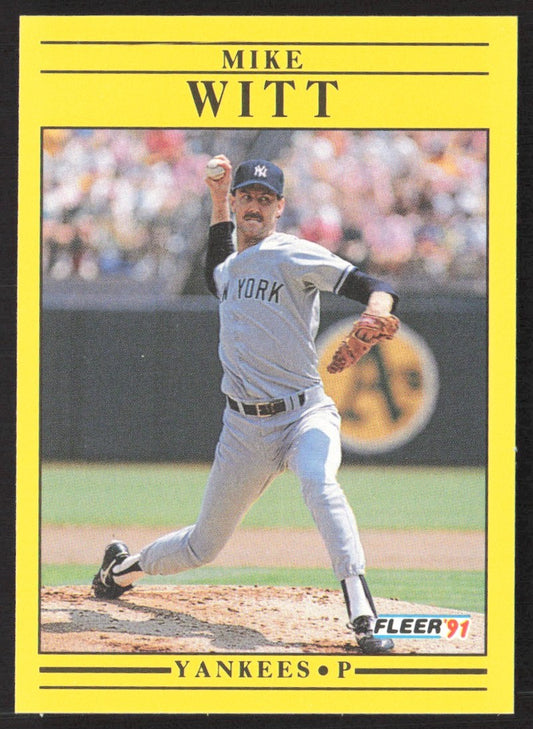 1991 Fleer 680 Mike Witt