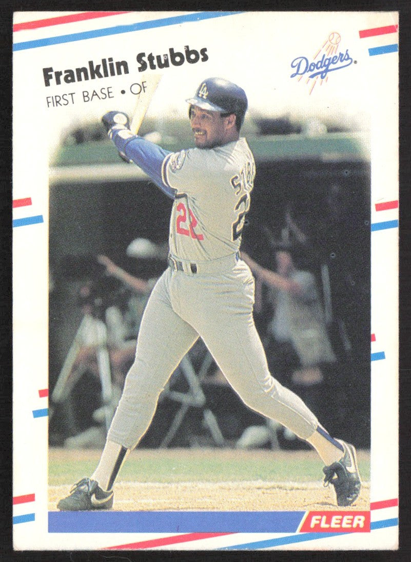 1988 Fleer 527 Franklin Stubbs