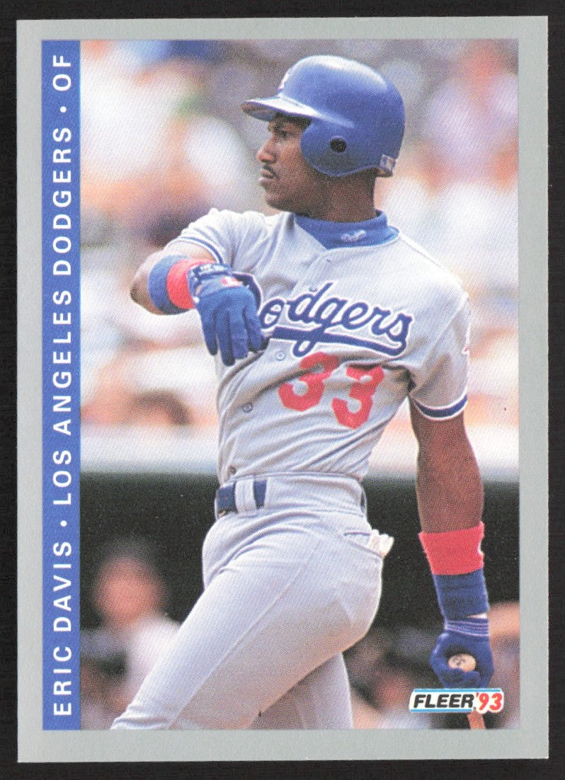1993 Fleer 445 Eric Davis