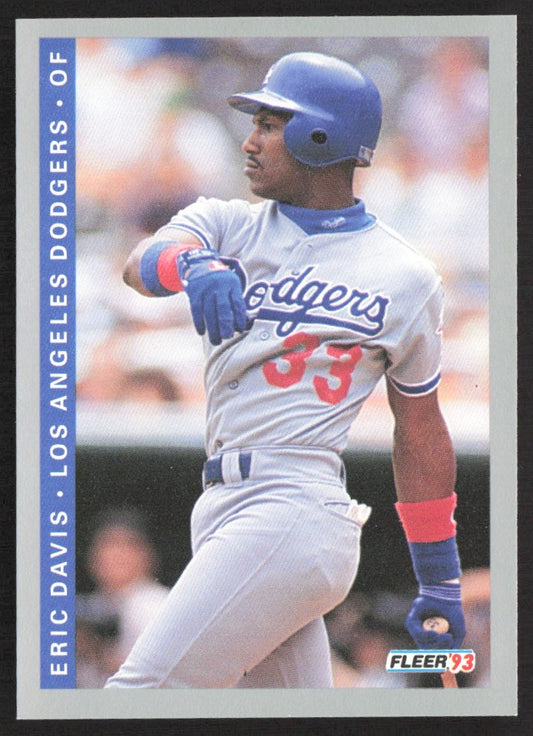 1993 Fleer 445 Eric Davis
