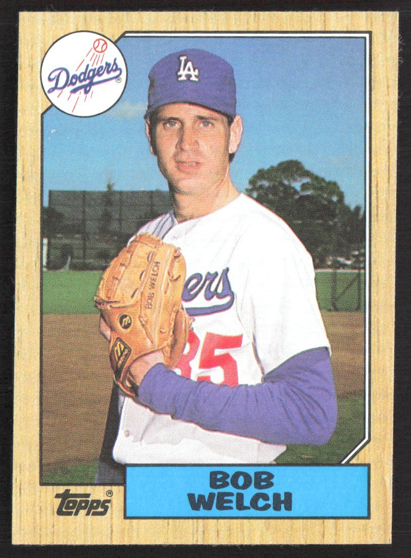 1987 Topps 328 Bob Welch