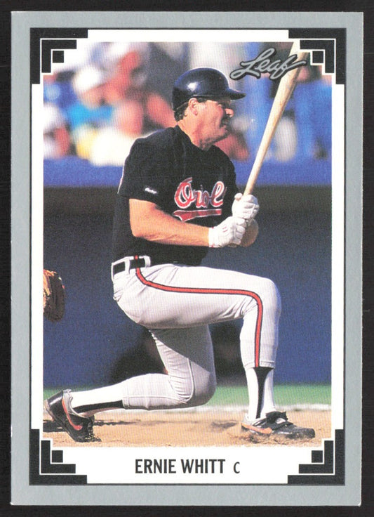 1991 Leaf 391 Ernie Whitt