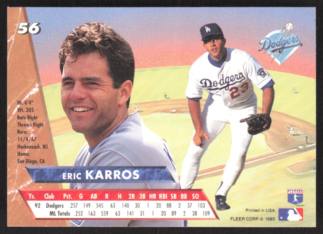 1993 Ultra 56 Eric Karros