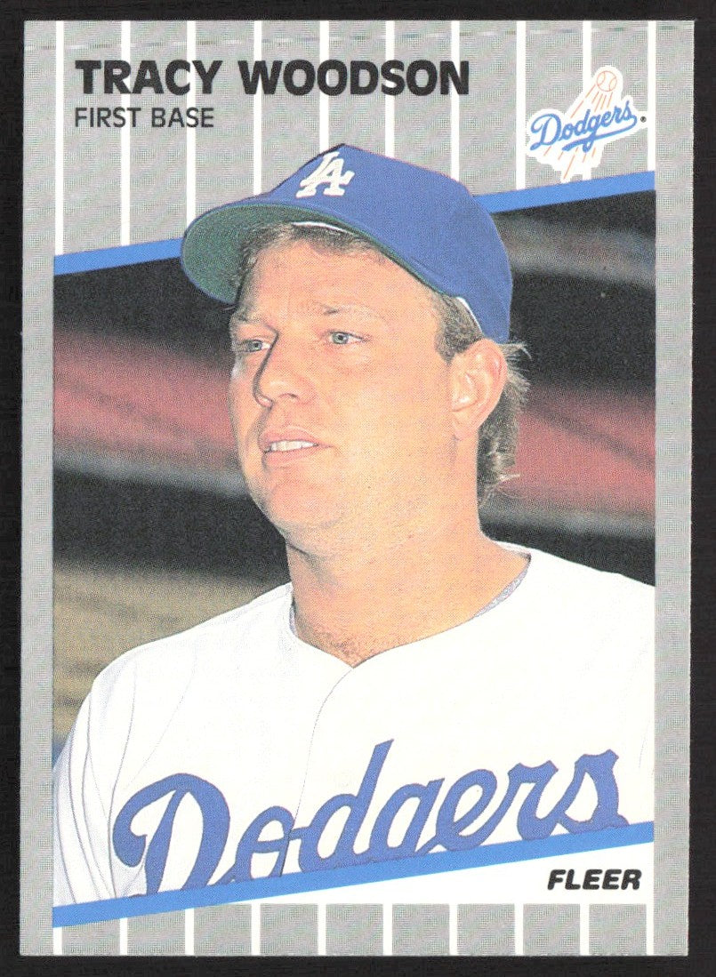 1989 Fleer 77 Tracy Woodson