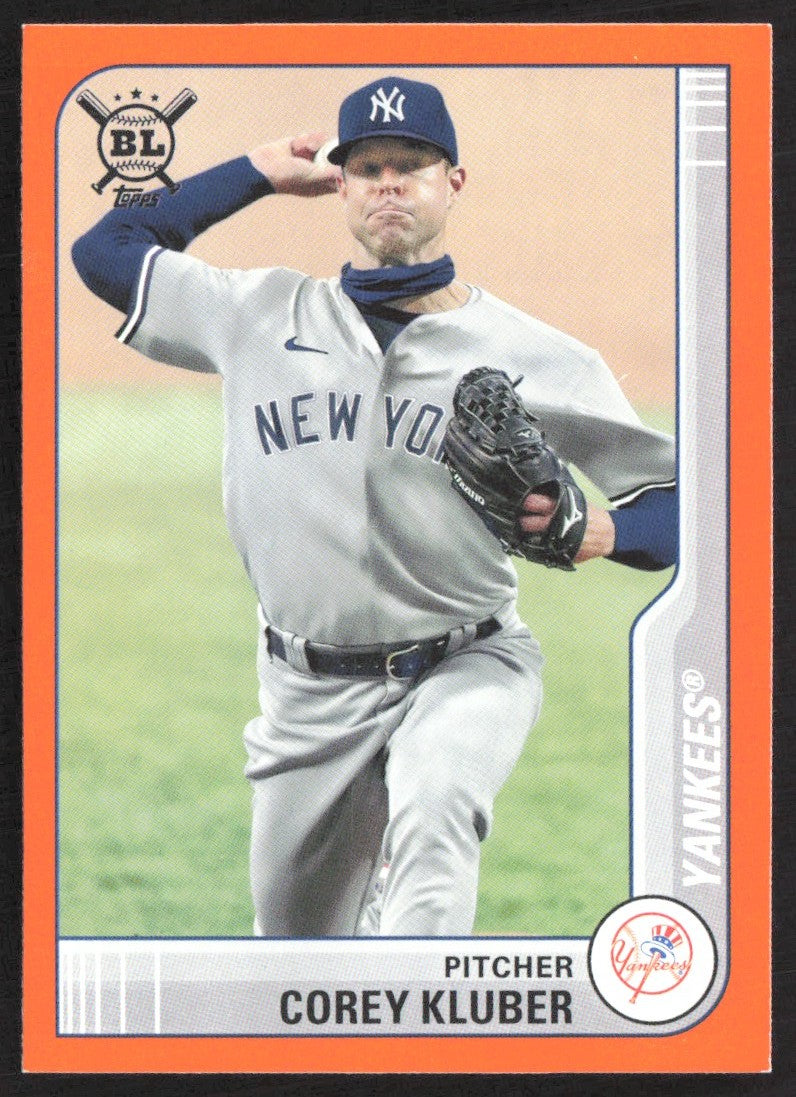 2021 Topps Big League Orange 84 Corey Kluber