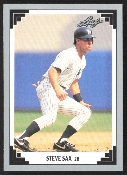 1991 Leaf 220 Steve Sax