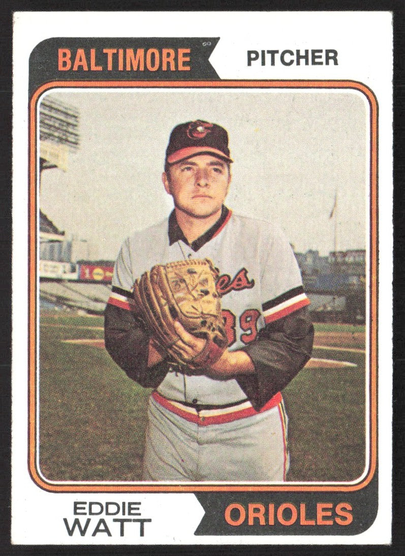 1974 Topps 534 Eddie Watt