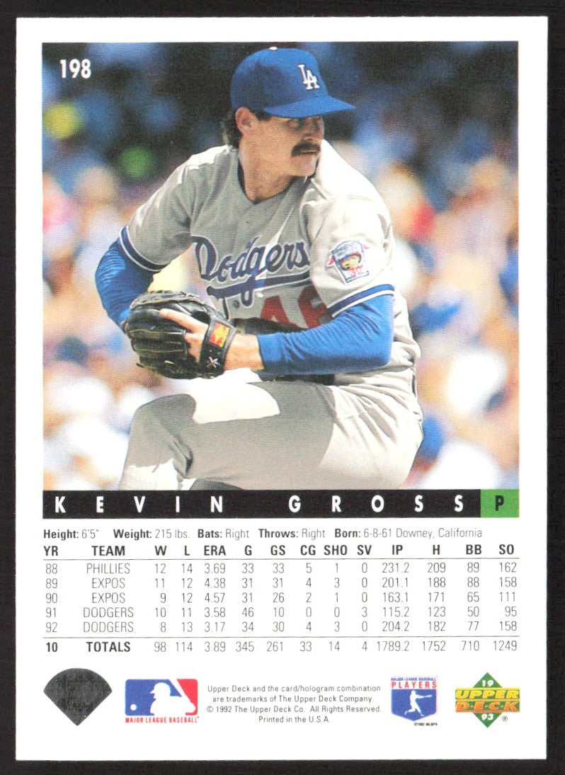 1992 Upper Deck Gold Hologram 198 Ron Robinson