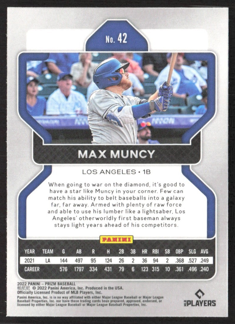 2022 Panini Prizm 42 Max Muncy