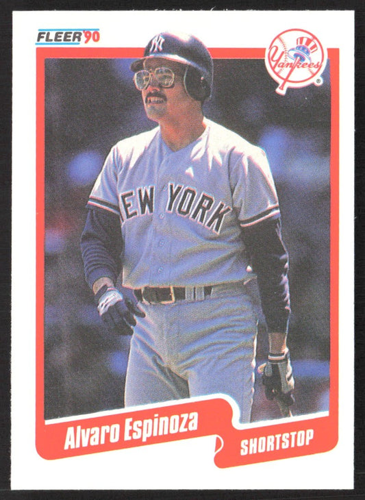 1990 Fleer 441 Alvaro Espinoza
