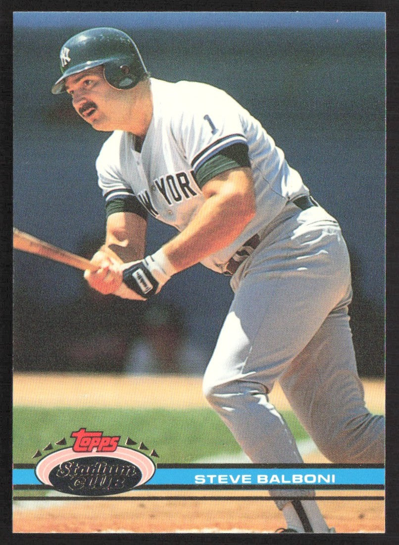 1991 Stadium Club 134 Steve Balboni