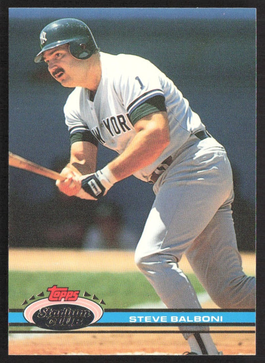1991 Stadium Club 134 Steve Balboni