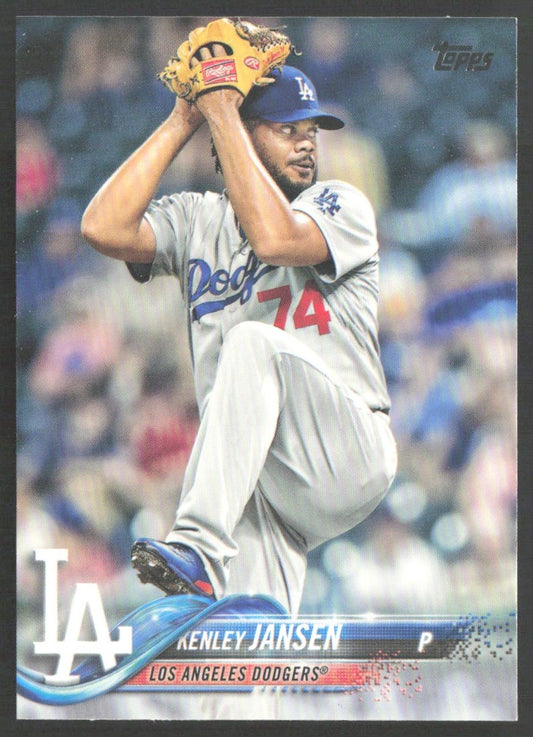 2018 Topps 696 Kenley Jansen