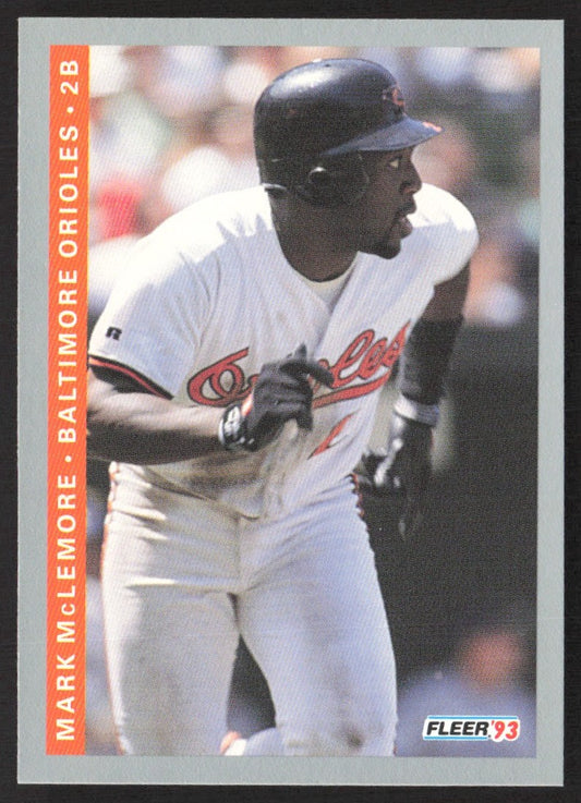 1993 Fleer 546 Mark McLemore