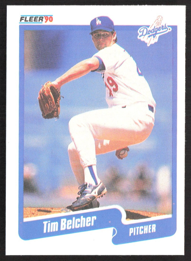 1990 Fleer 389 Tim Belcher