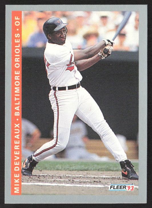 1993 Fleer 165 Mike Devereaux