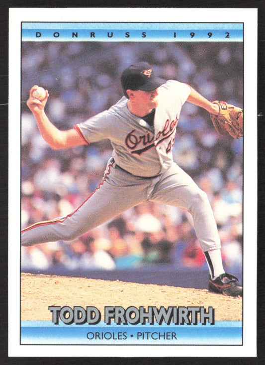1992 Donruss 317 Todd Frohwirth