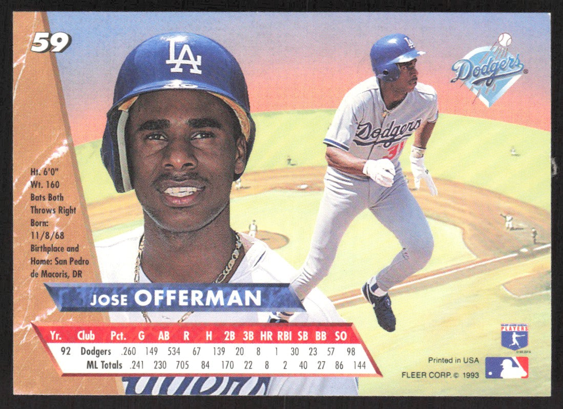 1993 Ultra 59 Jose Offerman