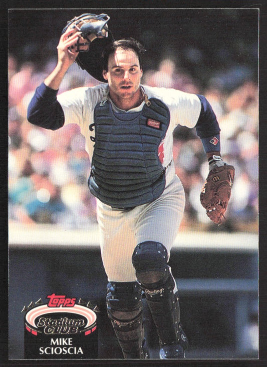 1992 Stadium Club 140 Mike Scioscia