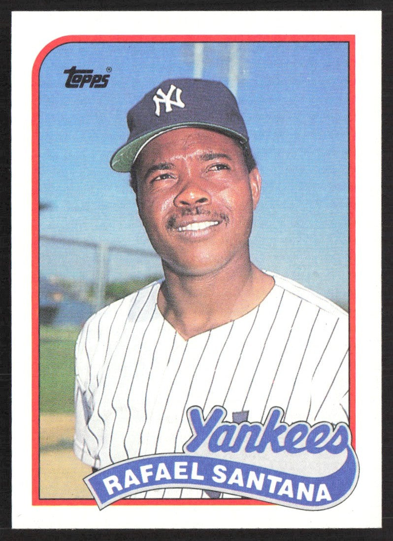 1989 Topps 792 Rafael Santana