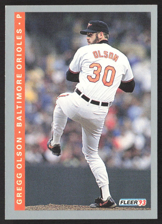 1993 Fleer 173 Gregg Olson