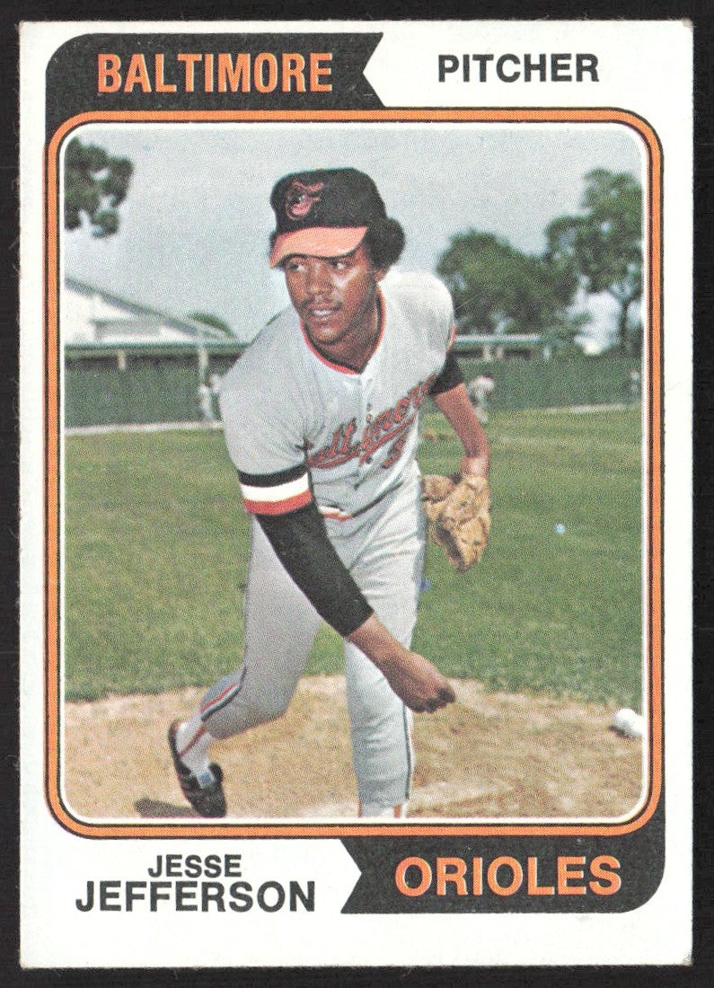 1974 Topps 509 Jesse Jefferson