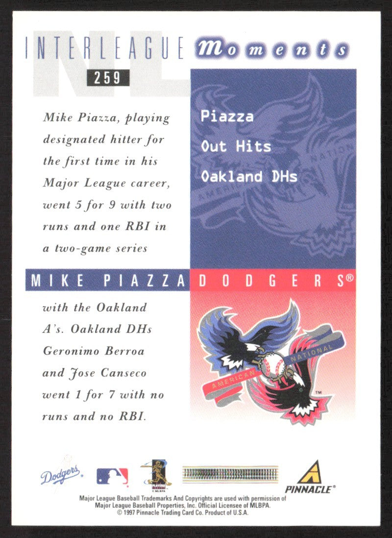 1998 Score 259 Mike Piazza