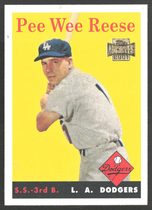 2001 Topps Archives 330 Pee Wee Reese