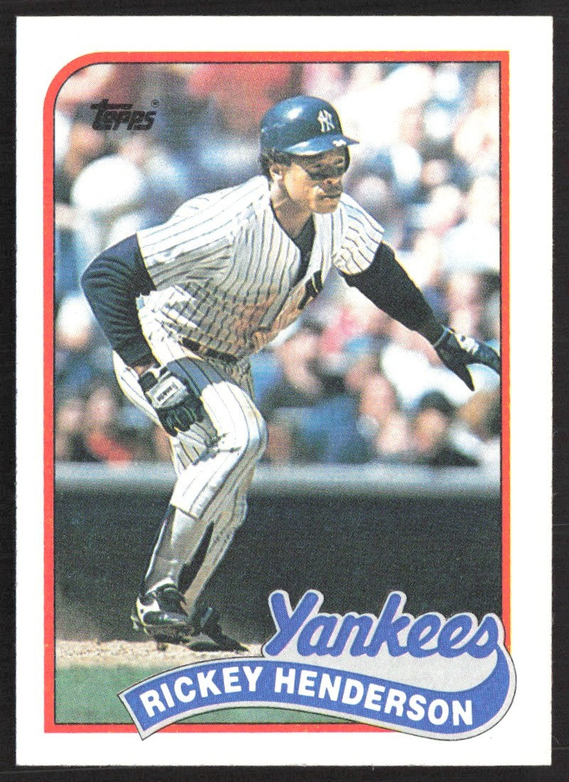 1989 Topps 380 Rickey Henderson