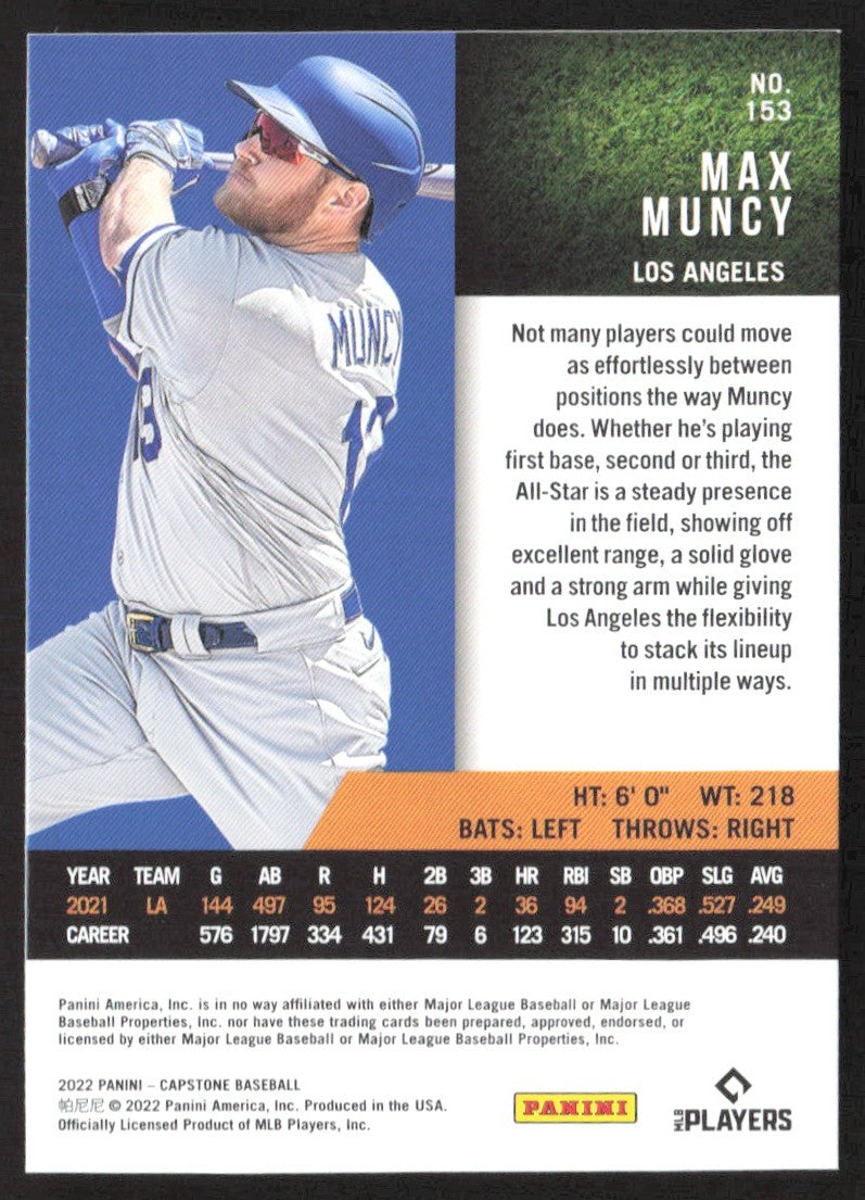 2022 Panini Capstone 153 Max Muncy