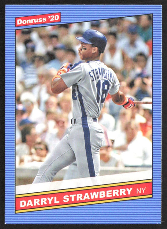 2020 Donruss Holo Blue 231 Darryl Strawberry