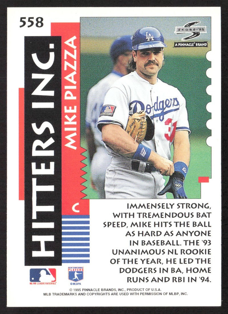 1995 Score 558 Mike Piazza