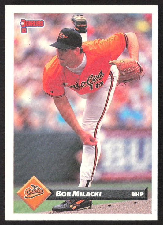 1993 Donruss 587 Bob Milacki