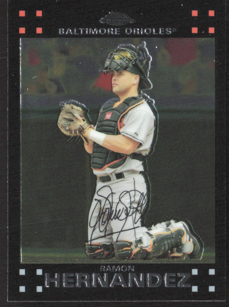 2007 Topps Chrome 147 Ramon Hernandez