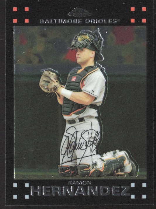 2007 Topps Chrome 147 Ramon Hernandez