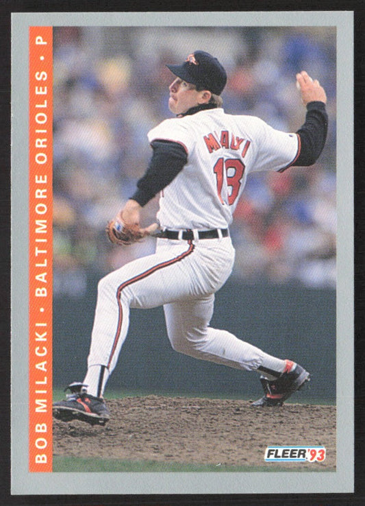 1993 Fleer 548 Bob Milacki