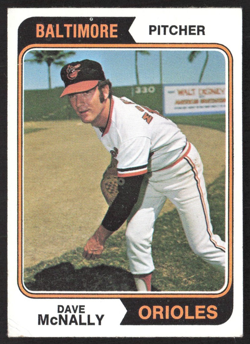 1974 Topps 235 Dave McNally
