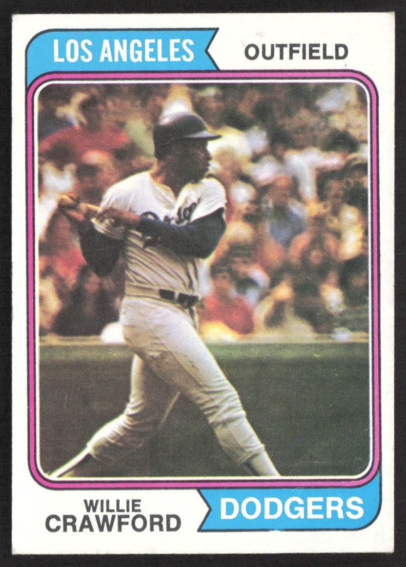 1974 Topps 480 Willie Crawford
