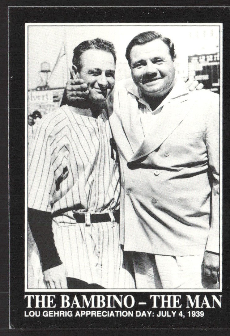 1992 Megacards Babe Ruth 122 Babe Ruth / Lou Gehrig