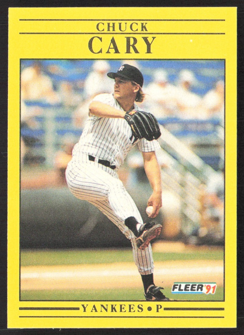 1991 Fleer 659A Chuck Cary