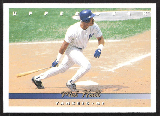 1992 Upper Deck 291 Mel Hall