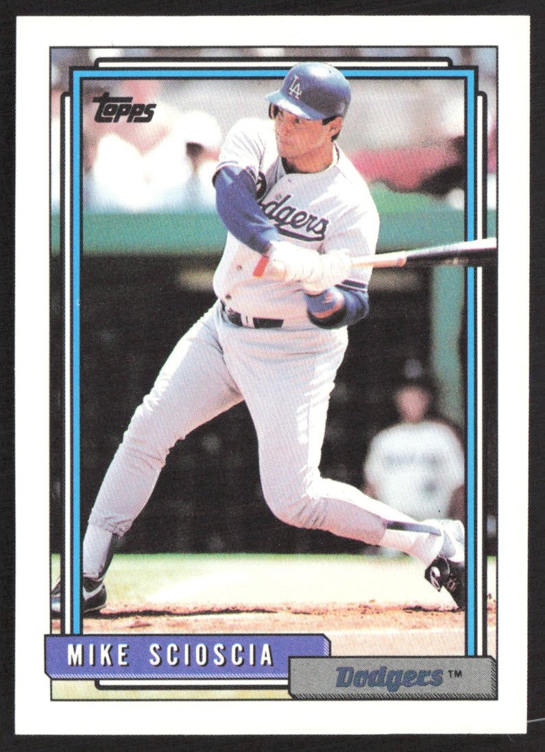 1992 Topps 13 Mike Scioscia