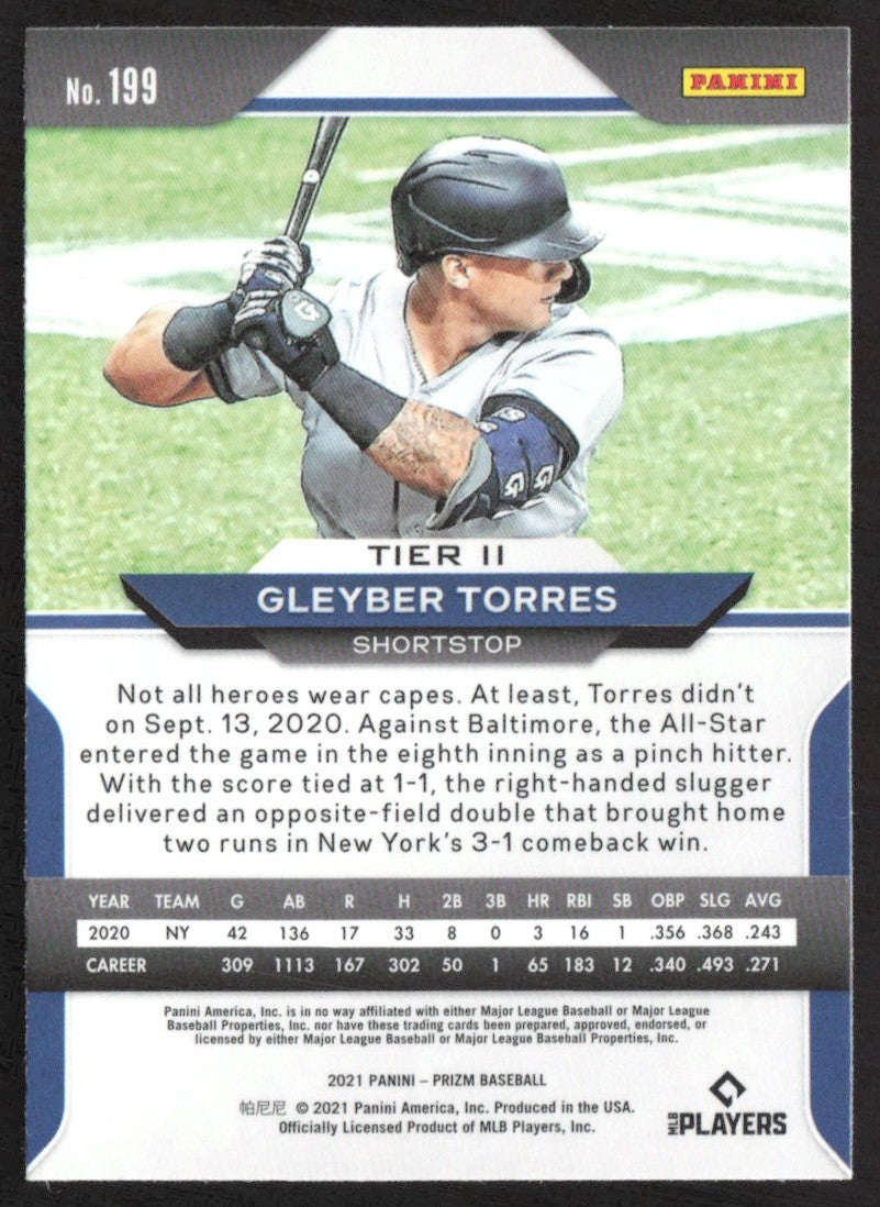 2021 Panini Prizm 199 Gleyber Torres