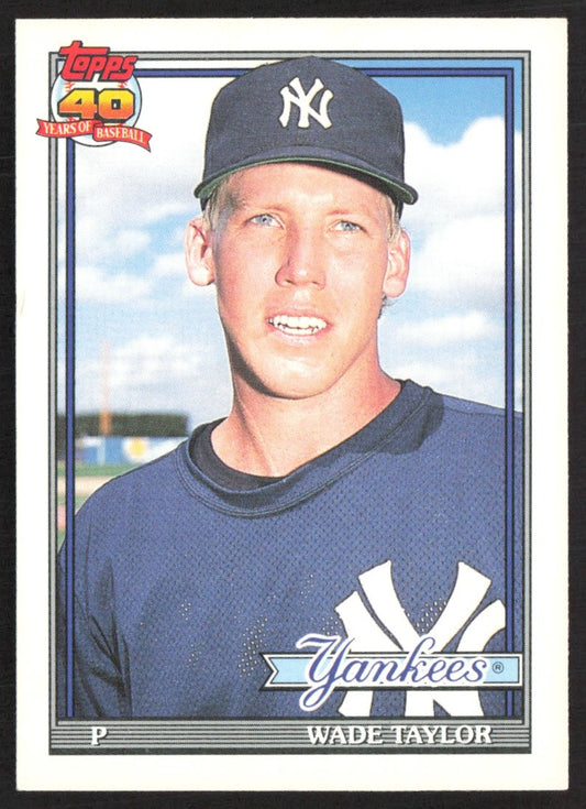 1991 Topps Traded 117T Wade Taylor