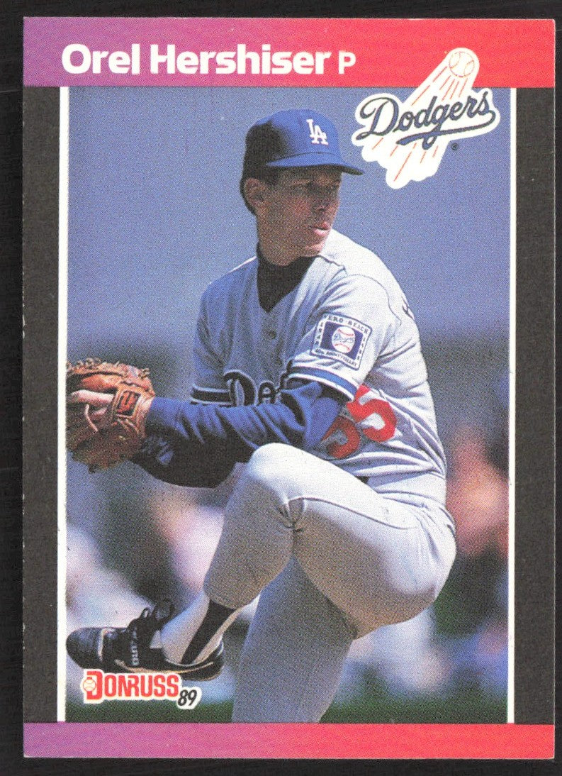 1989 Donruss 197 Orel Hershiser