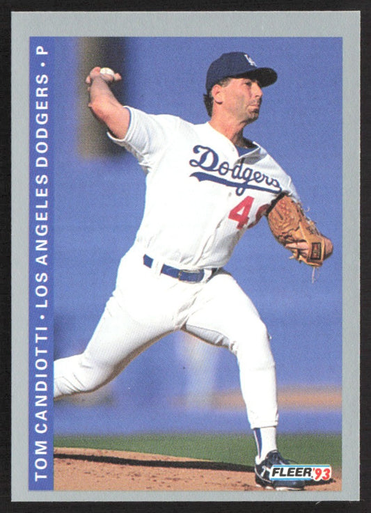 1993 Fleer 60 Tom Candiotti