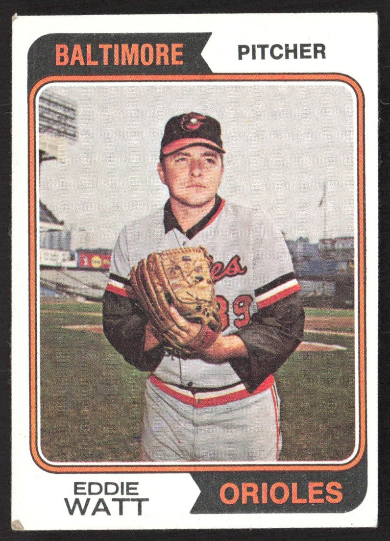 1974 Topps 534 Eddie Watt