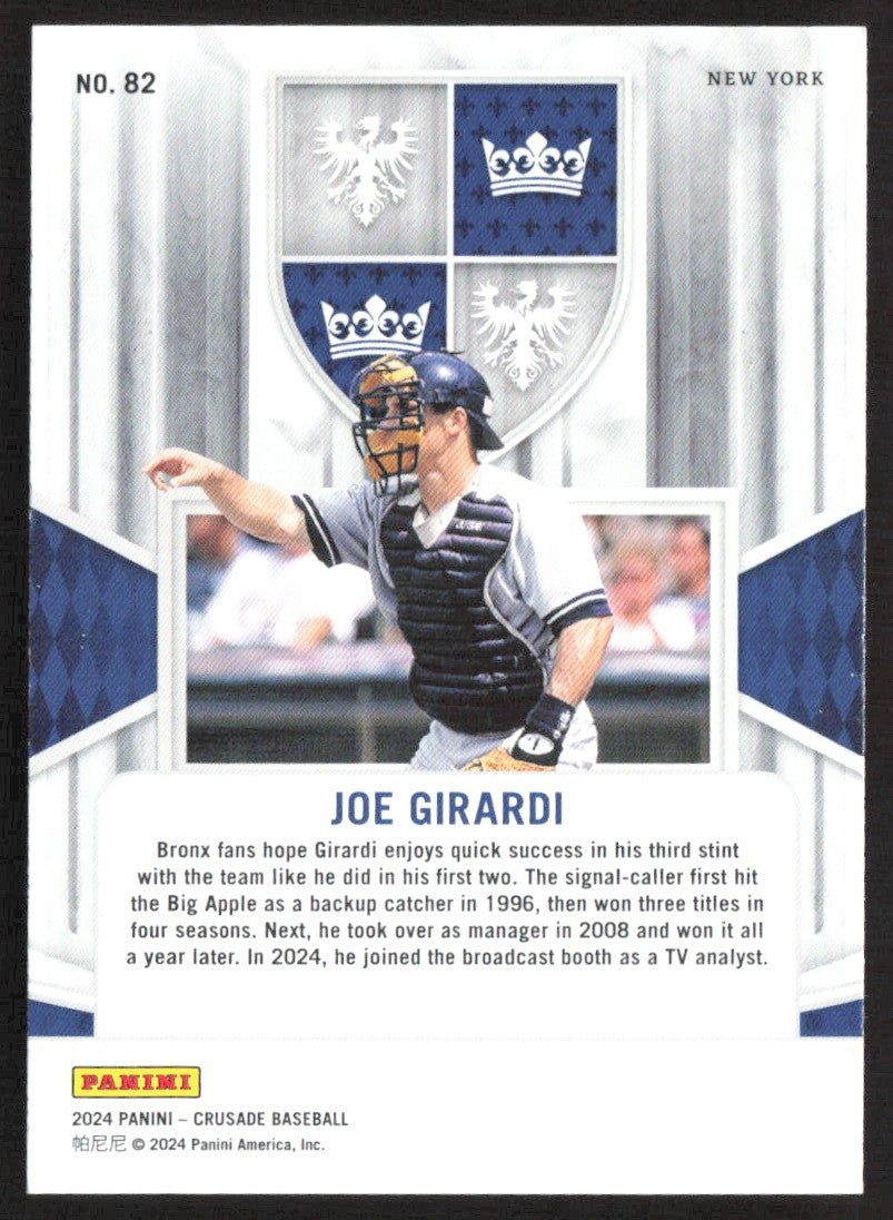 2024 Panini Crusade 82 Joe Girardi