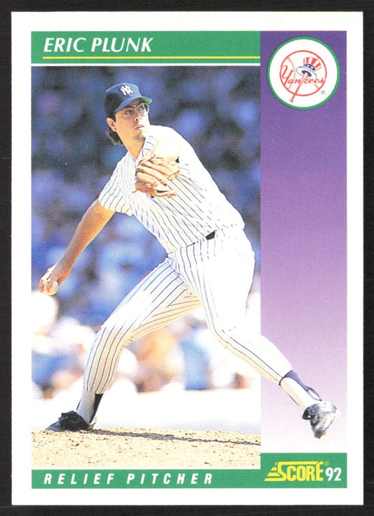 1992 Score 379 Eric Plunk
